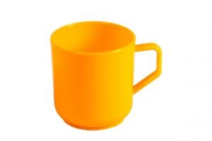 Puodelis plastikinis, 0,4 l