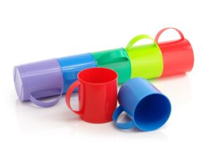 Puodelis plastikinis 1 l