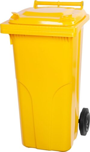 Atliekų konteineris 240l, geltonas