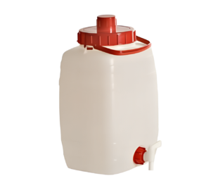 Kanistras su rankena ir kraneliu, 15 l (plastikas)