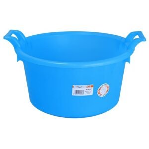 Vonelė apvali, 38 l, su rankenom, Ø 55 cm. Tinka sąlyčiui su maistu.