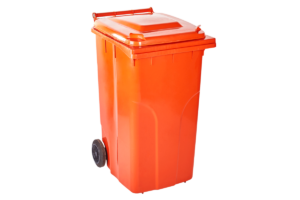 Atliekų konteineris 240l, oranžinis