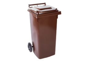 Atliekų konteineris 240l, rudas