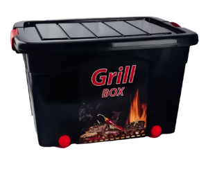 Dėžė Grill Box su ratukais, 40 l