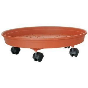 Padėklas vazonui, su ratukais, Ø 25 cm